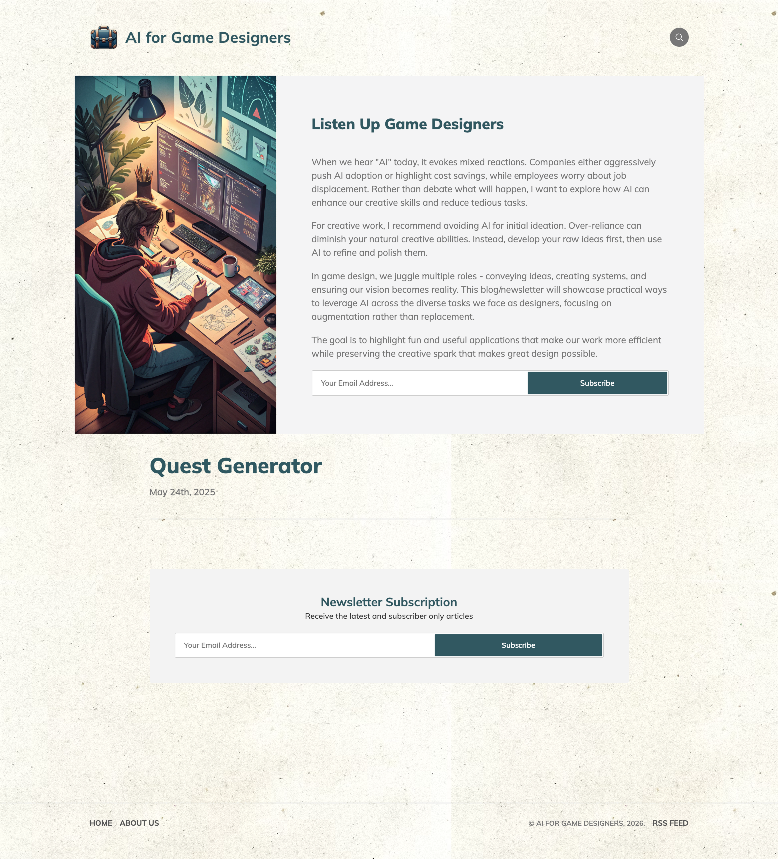 AI for Game Designers