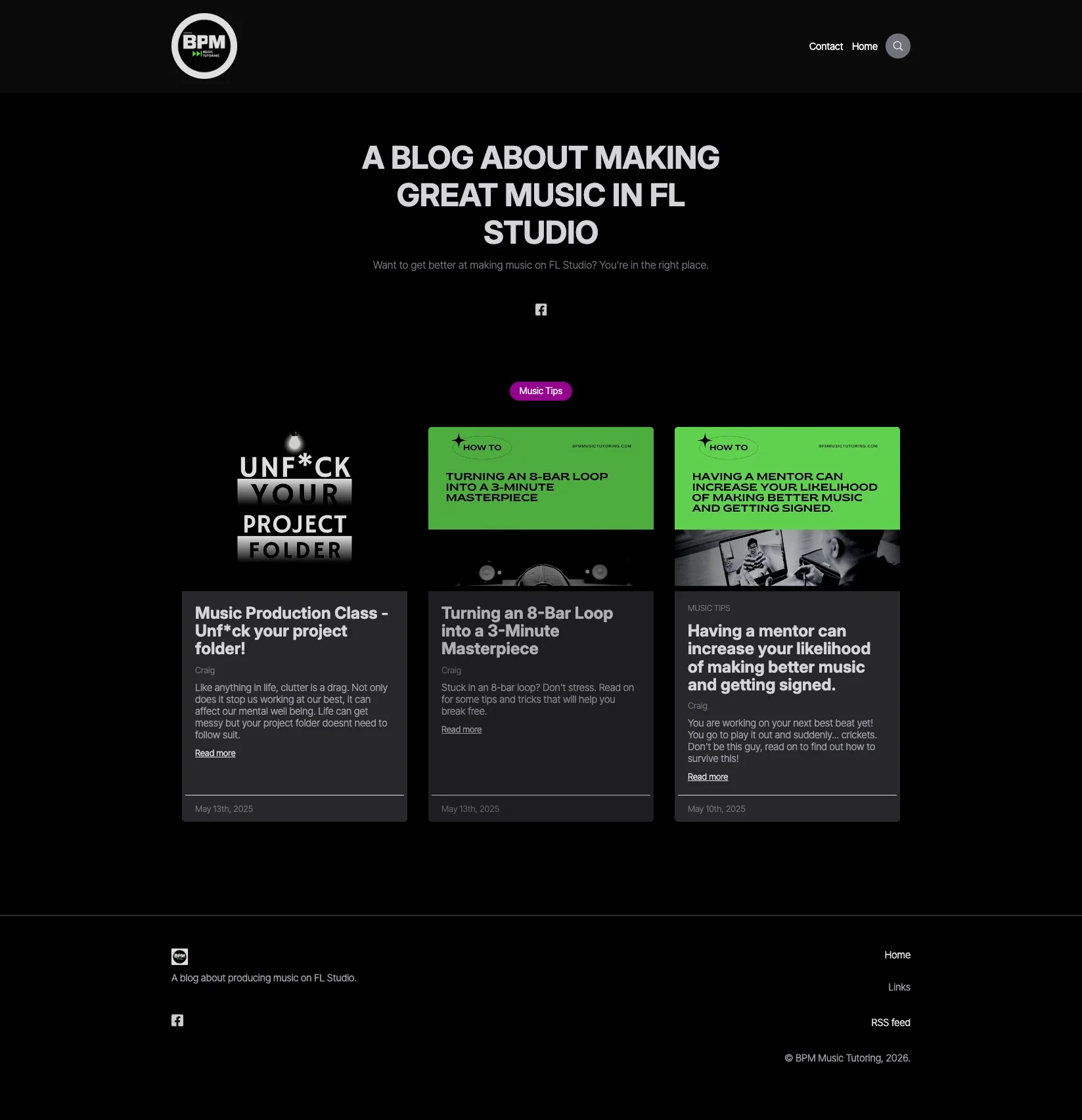 BPM Music Tutoring