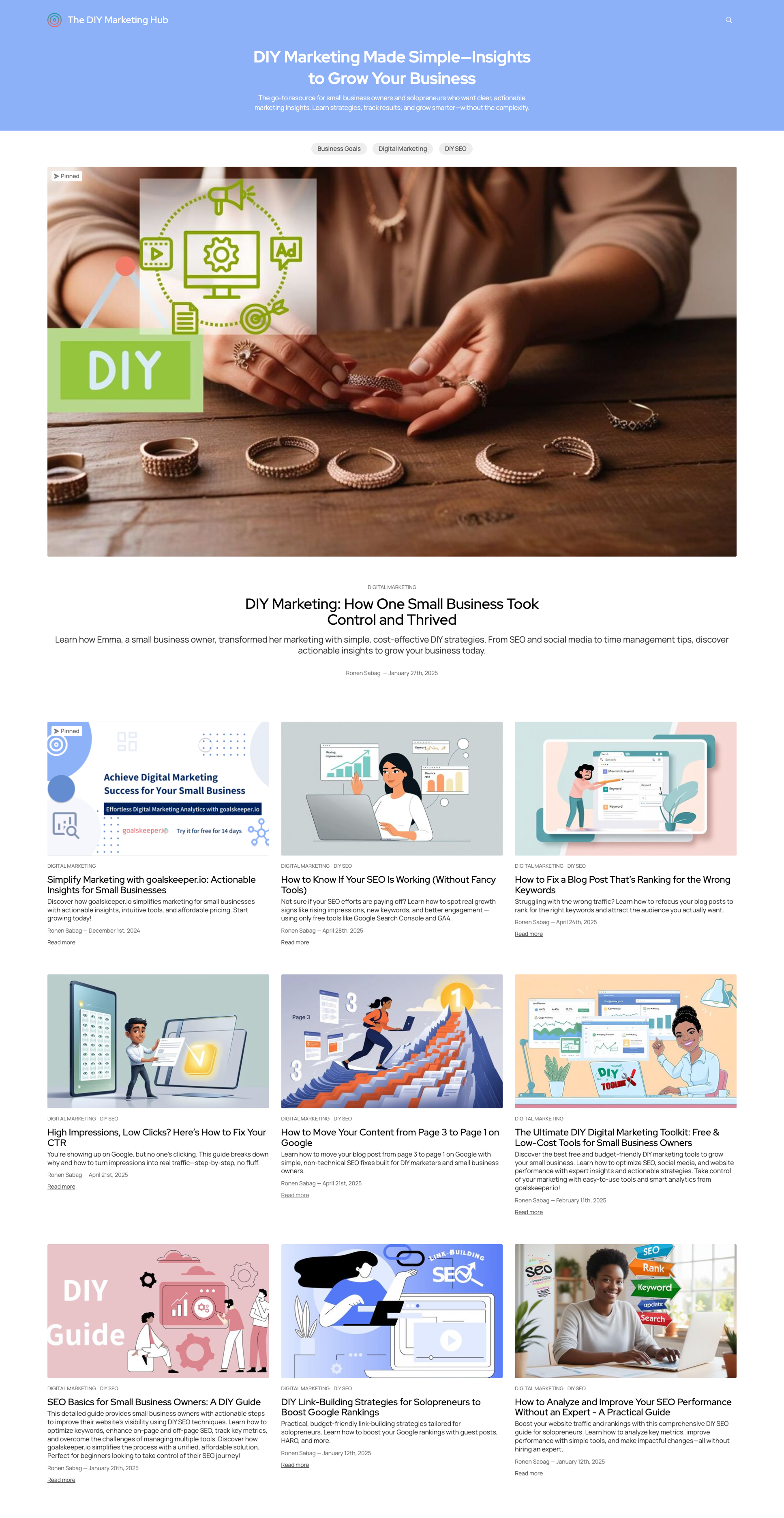 The DIY Marketing Hub