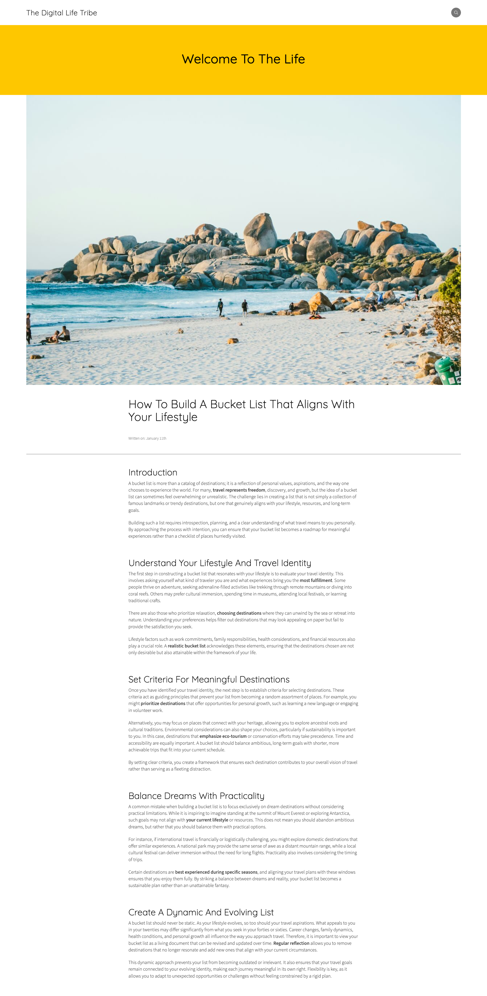 The Digital Life Tribe Article