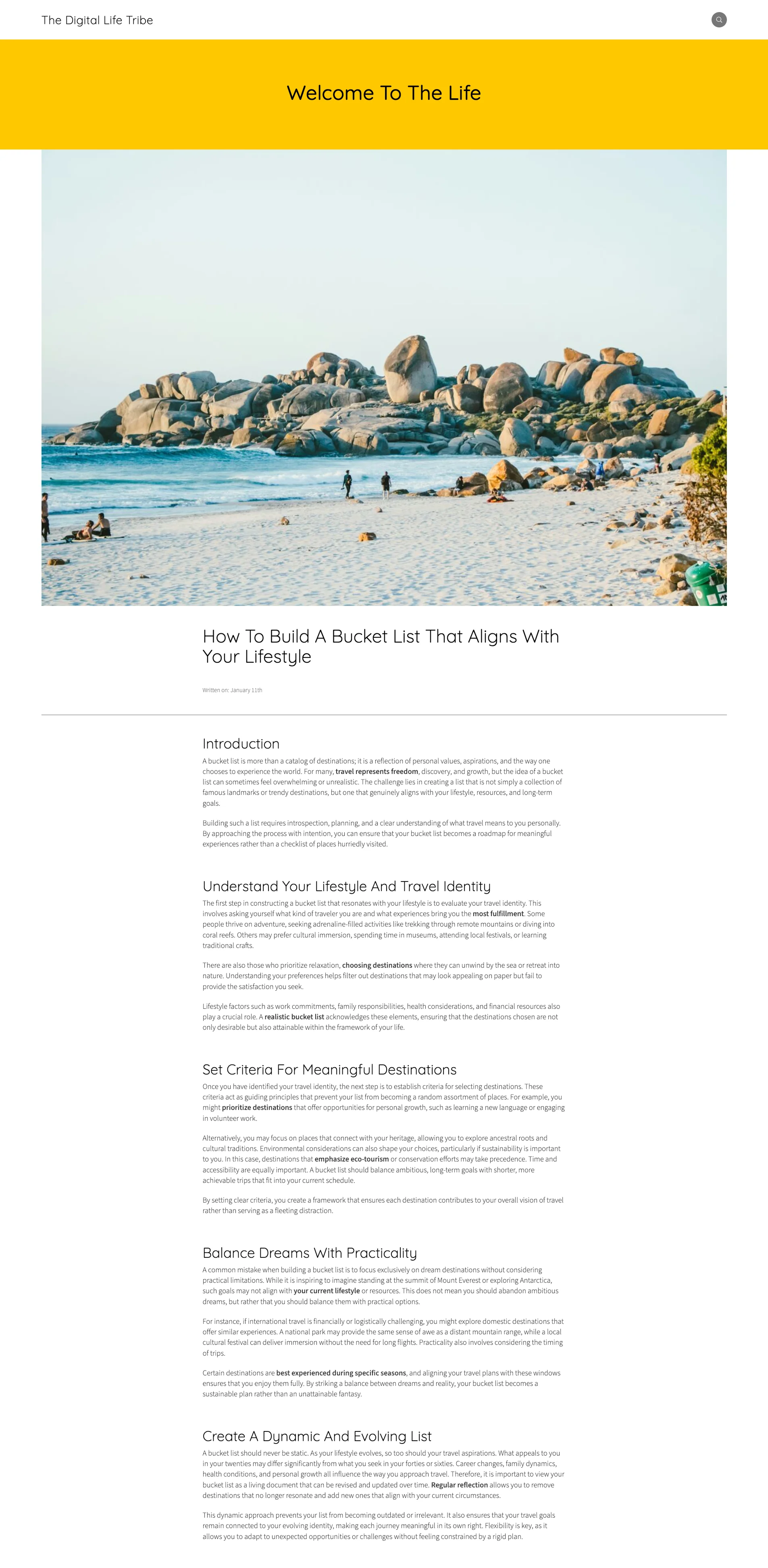 The Digital Life Tribe Article