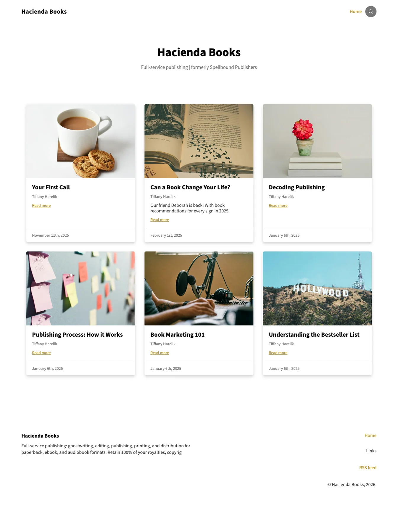 Hacienda Books