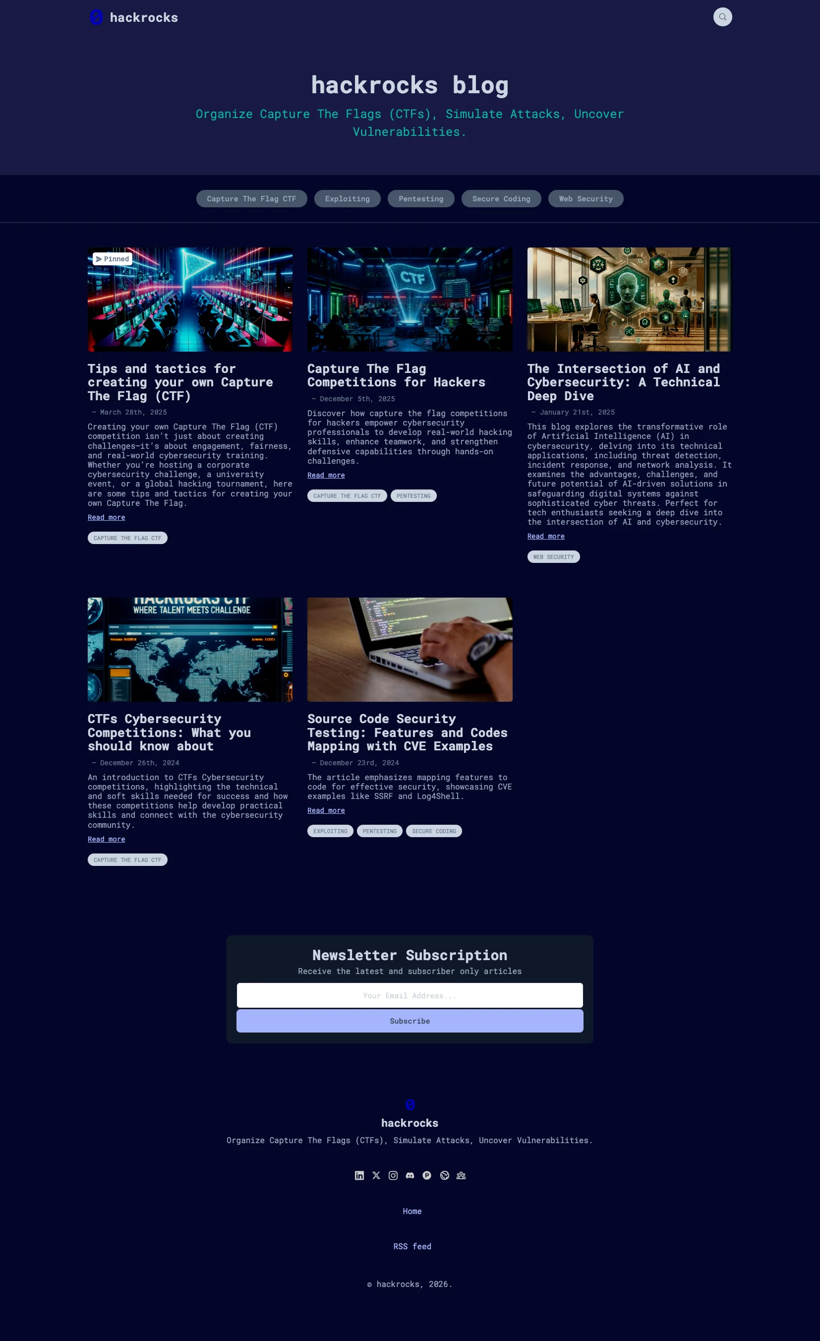 Hackrocks Blog