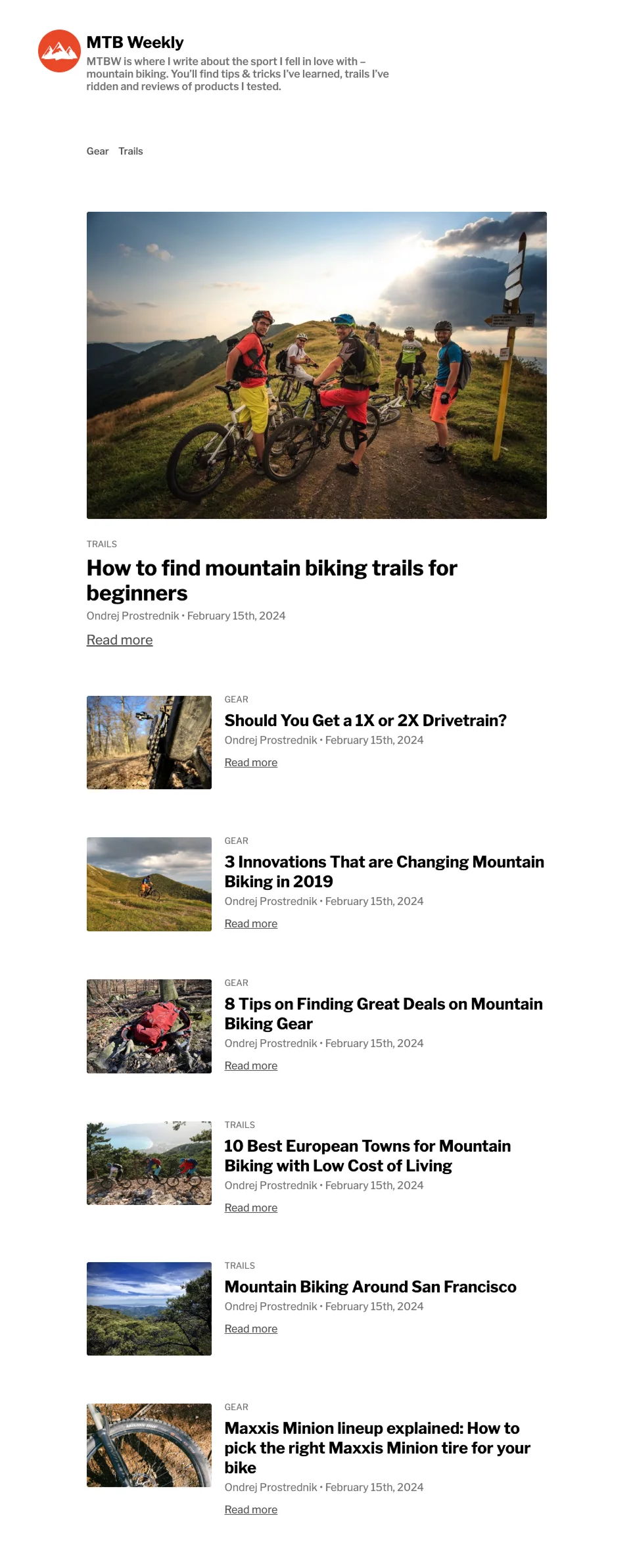 MTB Weekly