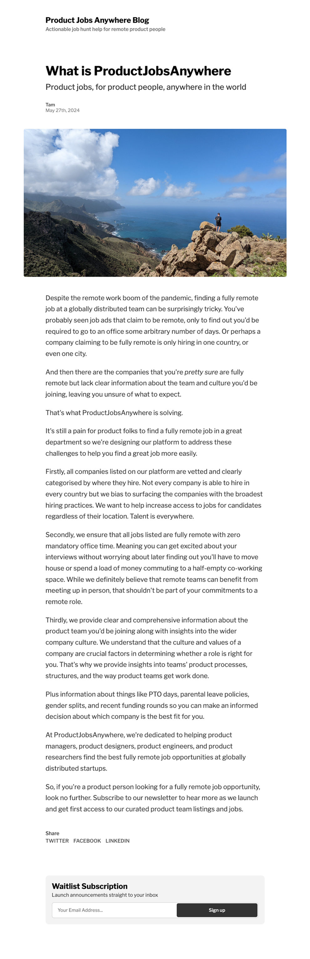 Product Jobs Anywhere Blog